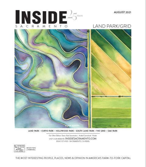 Cover Artist Elaine Bowers - Inside Sacramento